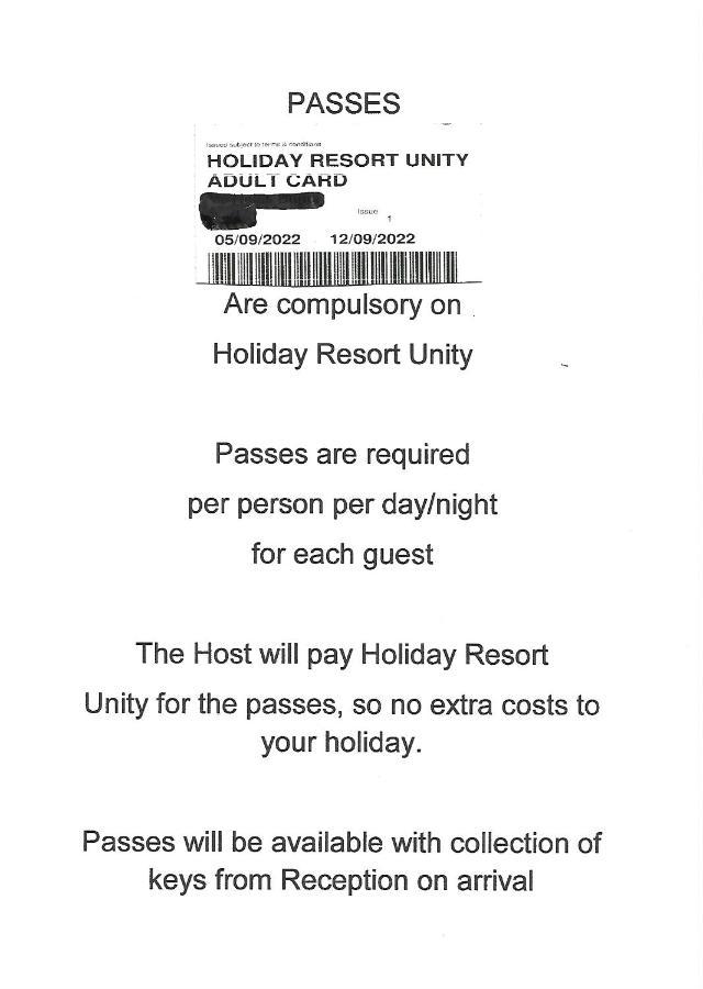 95 Holiday Resort Unity 3 Bed Passes Included Brean Bagian luar foto